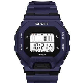 Relógio Masculino Novo Estilo  LED Eletrônico Ar Livre Esportes Pequeno Quadrado 655 em Oferta na Shopee