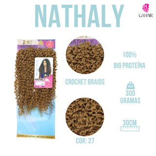 Cabelo Cacheado Bio Vegetal Nathaly Crochet Braids Mega 320 Gr