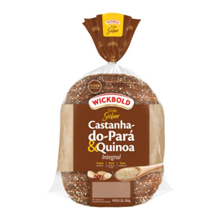 Pão Integral Castanha-do-pará E Quinoa Wickbold Grão Sabor Pacote 500g em Oferta na Shopee