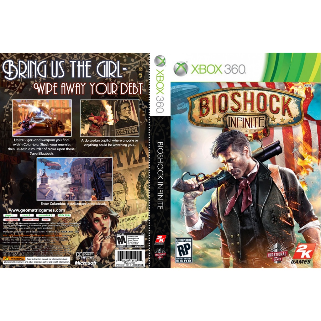 Bioshock Infinite P/ XBOX360 (LTU/LT/JTAG/RGH)