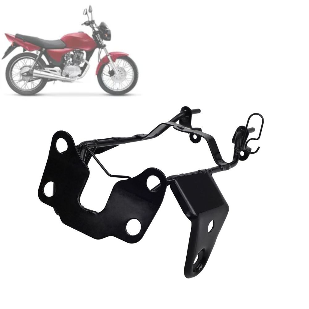 Suporte Farol Modelo Aranha Para Moto Honda Titan 125 2000 2001 2002 2003 Cromo 