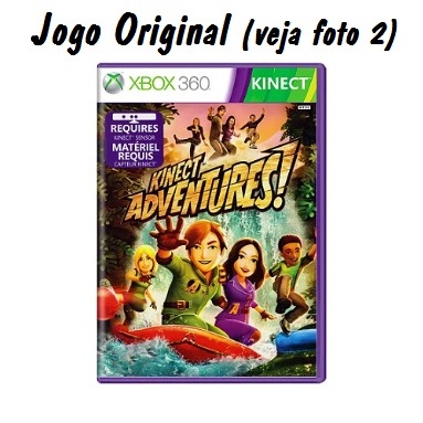Kinect Adventures original XBOX 360 - Excelente jogo de aventura e esportes