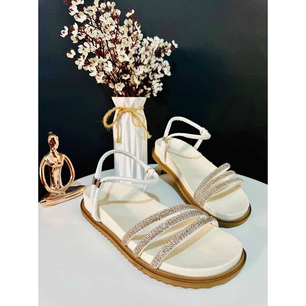Sandalia Birken Papete Feminina Gladiadora Birk pedraria Blogueira estilo e conforto promoção