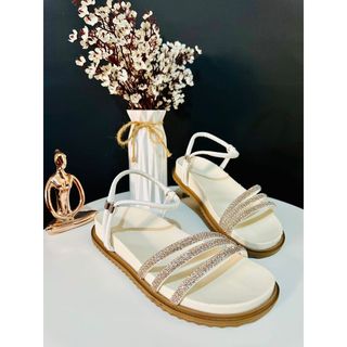 Sandalia Birken Papete Feminina Gladiadora Birk pedraria Blogueira estilo e conforto promoção