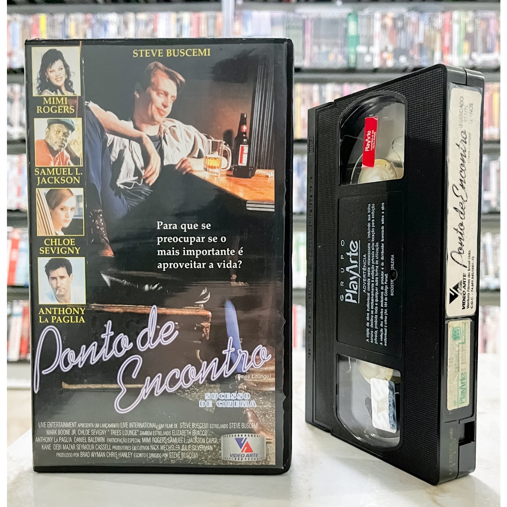 VHS Ponto De Encontro - LEGENDADO - Steve Buscemi Samuel L. Jackson - Original - Fita de Vídeo Filme