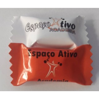 100 Balas Personalizadas Logo Para Empresa em Oferta na Shopee