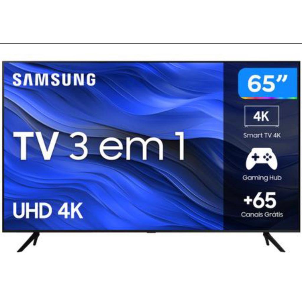 Smart TV 65” UHD 4K LED Samsung 65CU7700