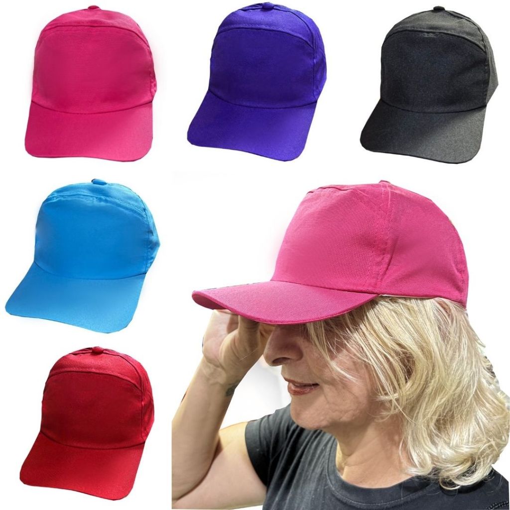 Boné Liso Masculino Sublimação Chapéu Feminino Sublimar Customizar com Entretela