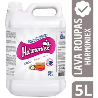 Lava Roupas Liquido Coco 5 L Harmoniex em Oferta na Shopee