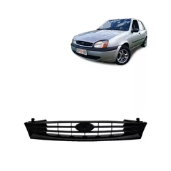 Grade Fiesta Sedan Courier 2000 A 2006 Moldura Preta Plástico