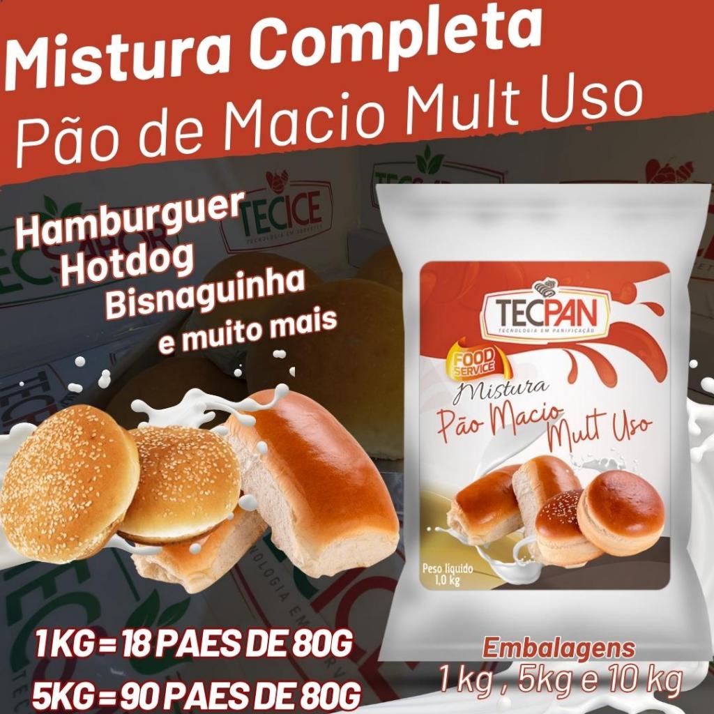 Pão Super Macio - Multi Uso Completo Tecpan