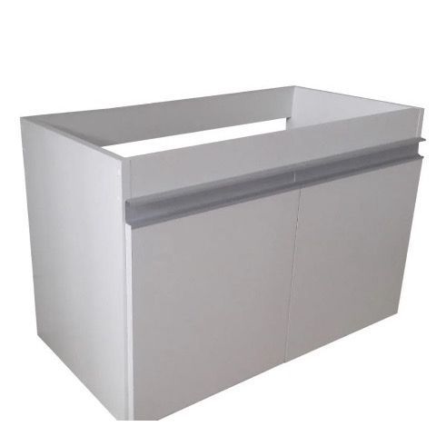 Gabinete 70 Cm Puxadores 100% Mdf Moveis Banheiro Lavanderia