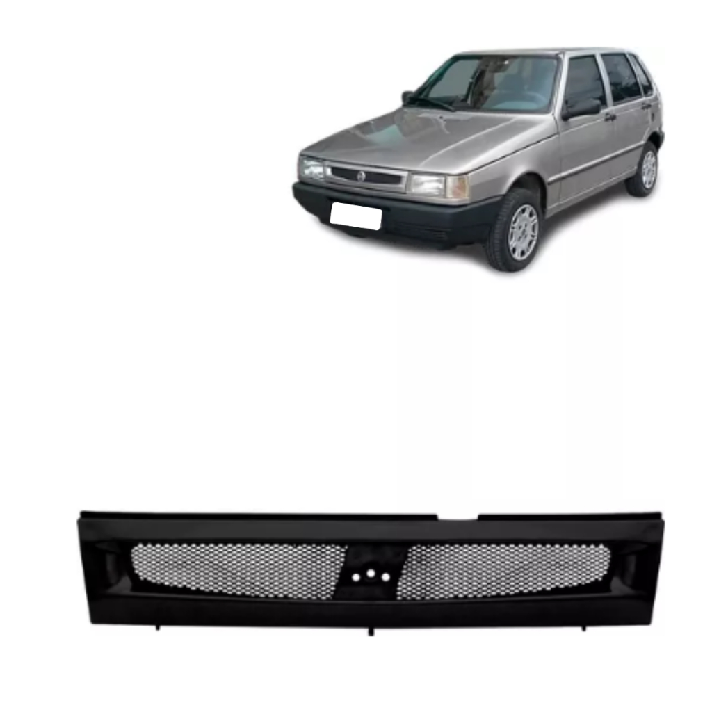 Grade Radiador Uno Smart 2000 A 2001 Preta Plástico Top de Linha em Oferta na Shopee