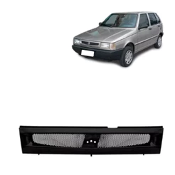 Grade Radiador Uno Smart 2000 A 2001 Preta Plástico Top de Linha