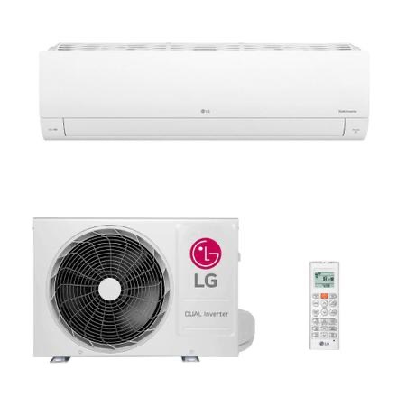 Ar Condicionado Split Inverter LG Hi Wall Dual Voice 12000 BTUs Quente Frio - 220V