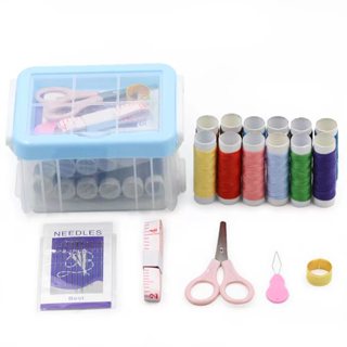 KIT Costura Completo Maletinha c/ Linha, Agulha, Fita Metrica E mais - Diversos Modelos