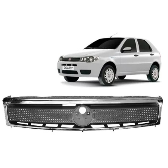 Grade Radiador Palio Siena Week G3 04 05 06 07 Cromada Top De Linha