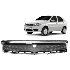 Grade Radiador Palio Siena Week G3 04 05 06 07 Cromada Top De Linha