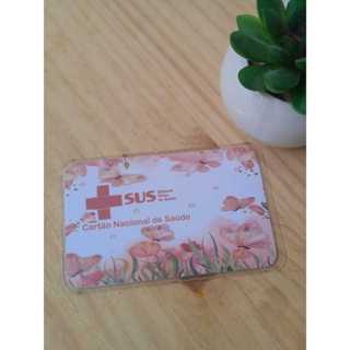 cartão do sus personalizados temas em Oferta na Shopee