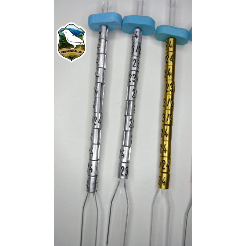 anilha ABERTA para coleira ( coleiro , papa capim) cabloquinho, bigodinho e aves de mesma medida. em Oferta na Shopee