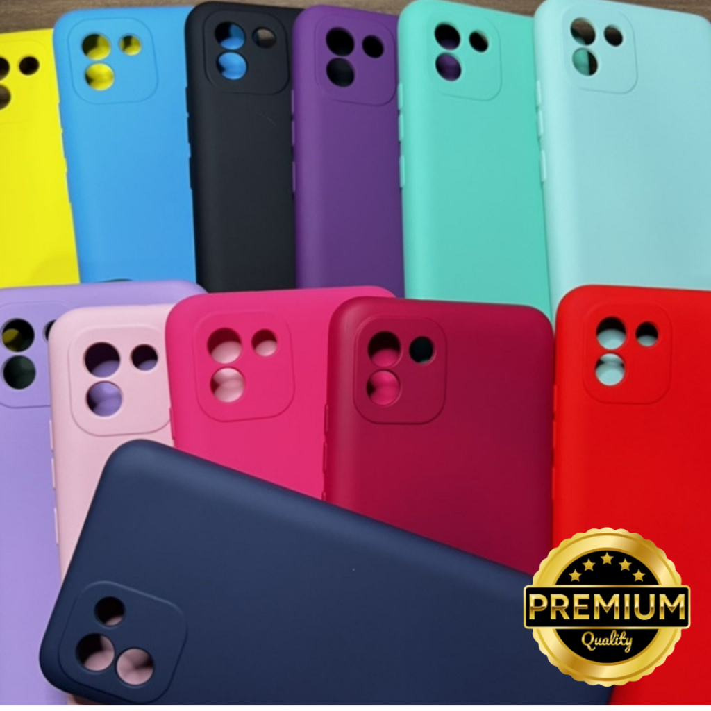 Capa Capinha Silicone Aveludada P/ Samsung Galaxy A04E / A04S / A04 / A03 Core / A03S / A03 / A02S / A02 / A01 Core / A01 Silicone Premium Colorido Envio Imediato