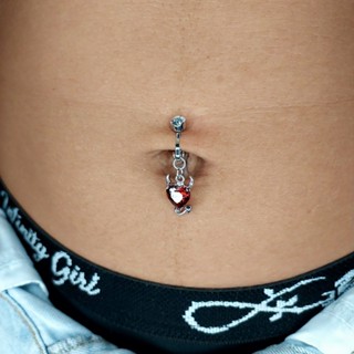 Piercing Fake De Umbigo / Não Precisa De Furo / Piercing Falso De Barriga / Jóia De Umbigo De Pressão