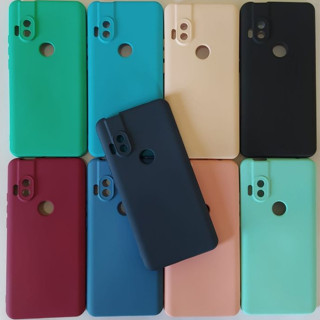 Capa One Hyper Capinha Case de silicone para Motorola One Hyper Aveludada