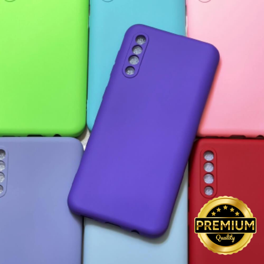 Capa Capinha Silicone Aveludada P/ Samsung Galaxy A70 / A50 / A50S / A30 / A30S / A20 / A20S / A10 / A10S Silicone Premium Colorido Envio Imediato