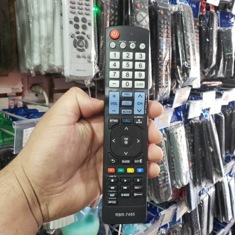 Controle Remoto Compatível Para TV LG LCD Led Smart 3D Com Tecla App RBR-7485 Akb73615319