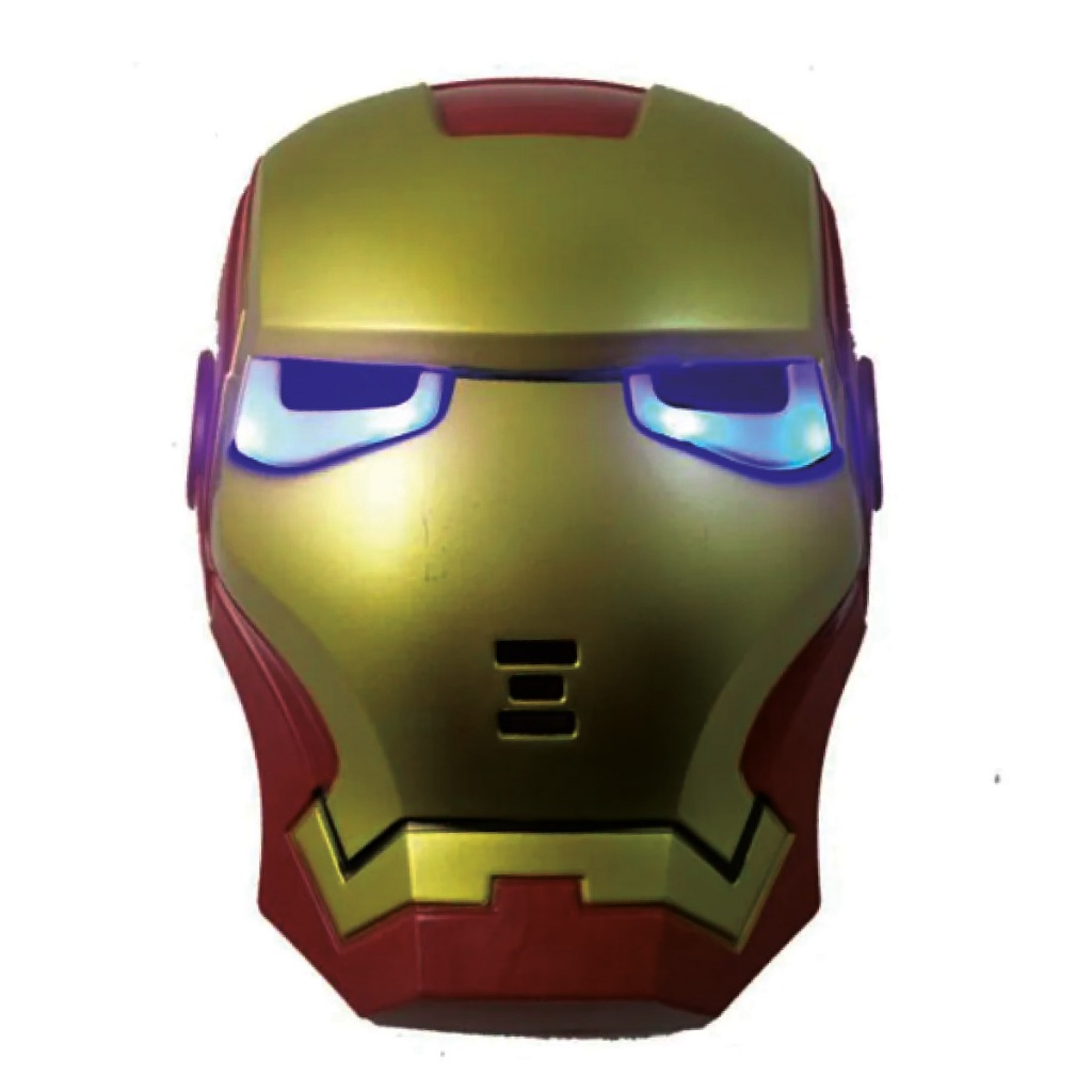 Máscara Homem De Ferro Com Led