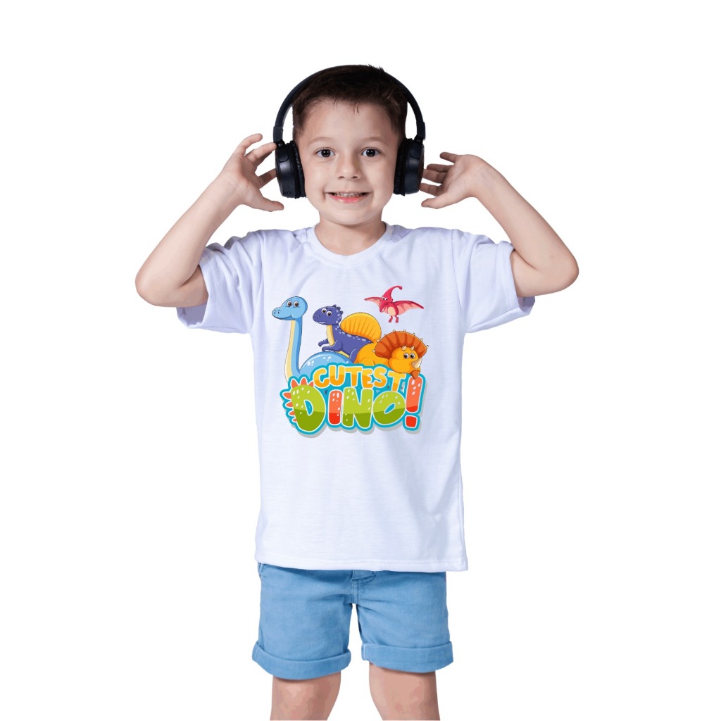 Camiseta Infantil Jurassic Dinossauro Dino Rex Megassauro