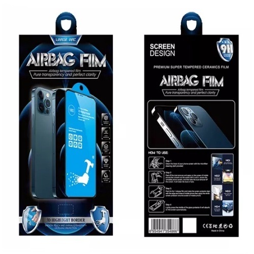 Película 18D Cerâmica Bordas AIRBAG E13 E22 E22I G10 G20 G30 E7 PLUS E7 POWER A12 A04 A13 A02
