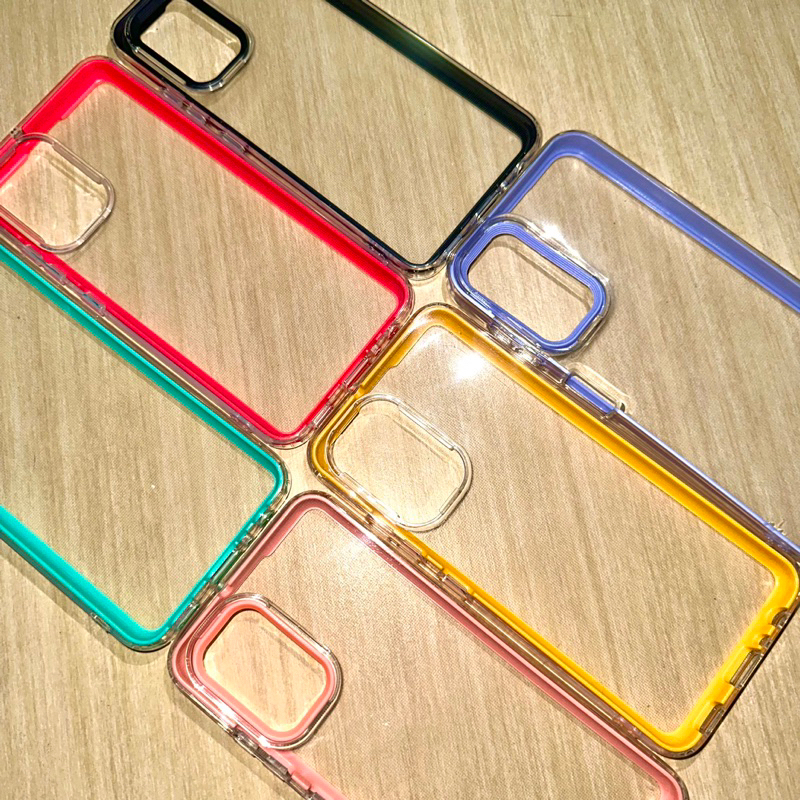 Capa Case Transparente 3 em 1 Samsung Galaxy A10/A10S/A20/A30/A30S/A50/A23/A21S Capinha Protetora Silicone Anti-Impacto em Oferta na Shopee