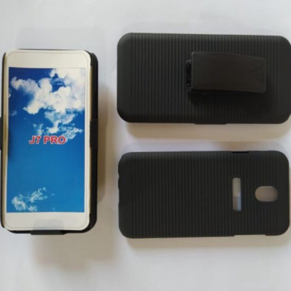 Suporte de Cintura + Capa para Suporte para Samsung J7 Prime / J7 Pro Suporte Capa Case