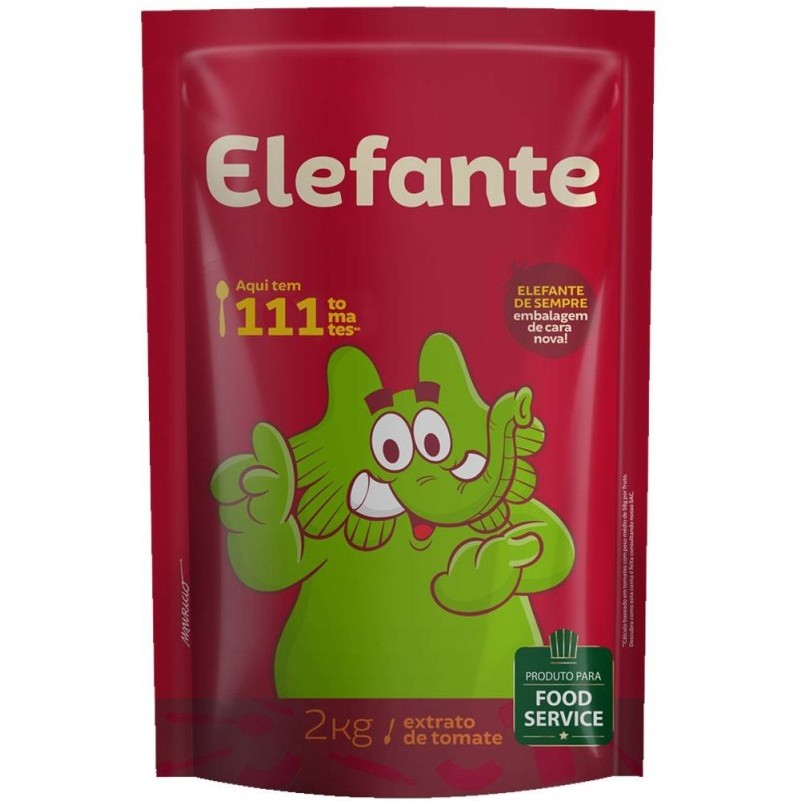 EXTRATO DE TOMATE ELEFANTE SC 2KG