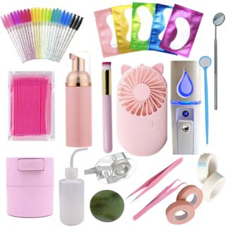 Kit Curso Completo Extensão Alongamento De Cílios Iniciante