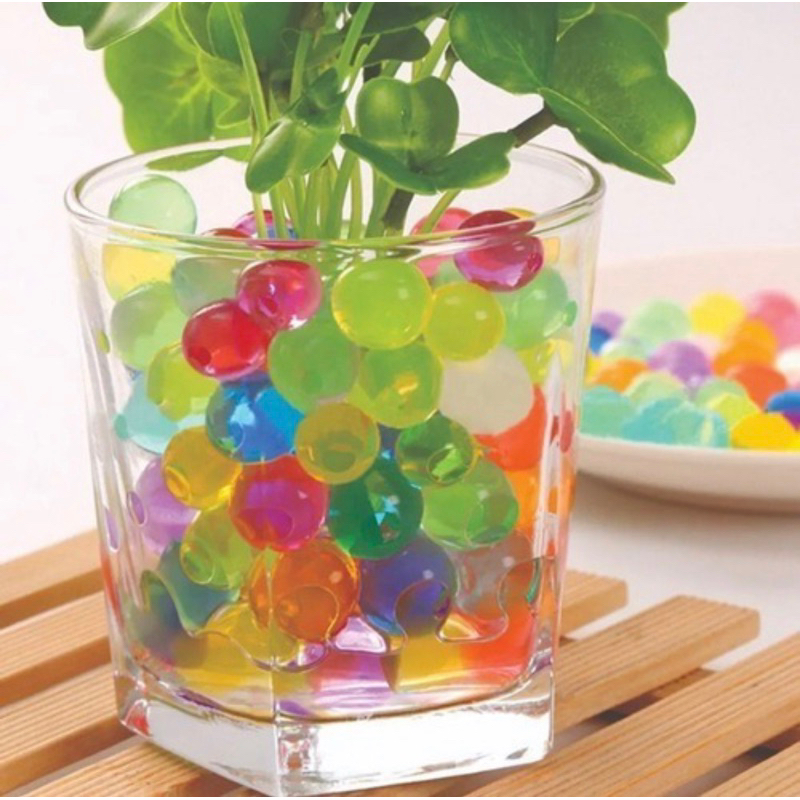 Bolinha De Gel para decoração  vaso de flores Bolinha Cristal Decoração Cresce na Água 5g