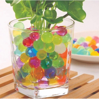 Bolinha De Gel para decoração  vaso de flores Bolinha Cristal Decoração Cresce na Água 5g em Oferta na Shopee