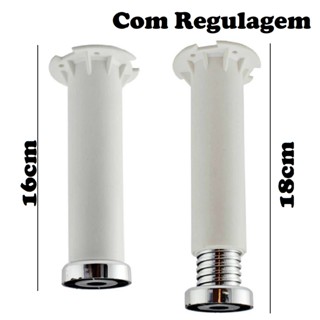 4 Peças - Pé Para Armário Itatiaia Com Regulagem Original Com Nota Fiscal em Oferta na Shopee