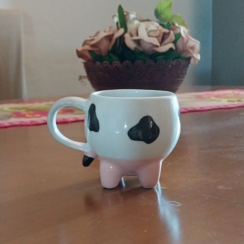 Xícara vaquinha mimosa de porcelana 100ml