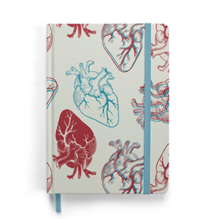 Caderno Sketchbook Cardio Anatomia Capa dura 14 x 21 cm 80 fls