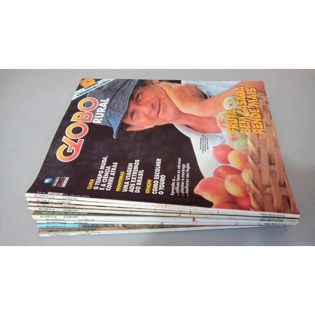 Revistas Globo Rural - 10 Revistas - N.o 32 A 41
