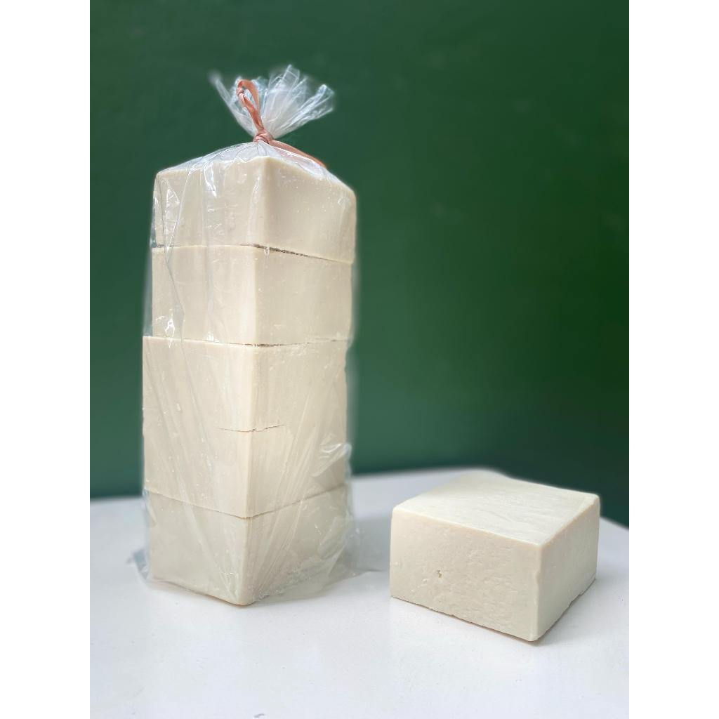 Sabão caseiro, kit com 5 barras, pacote com 1kg