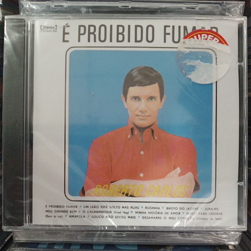 CD ROBERTO CARLOS/É PROIBIDO FUMAR (NOVO)1964