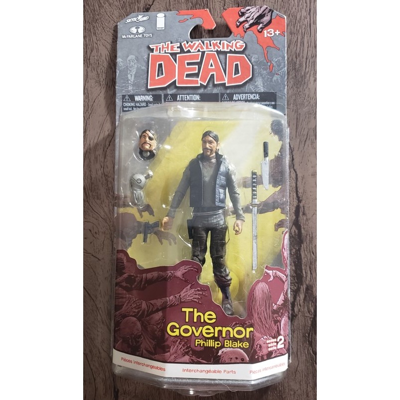 The Governor Governador Phillip Blake McFarlane Toys The Walking Dead Action Figure série 2