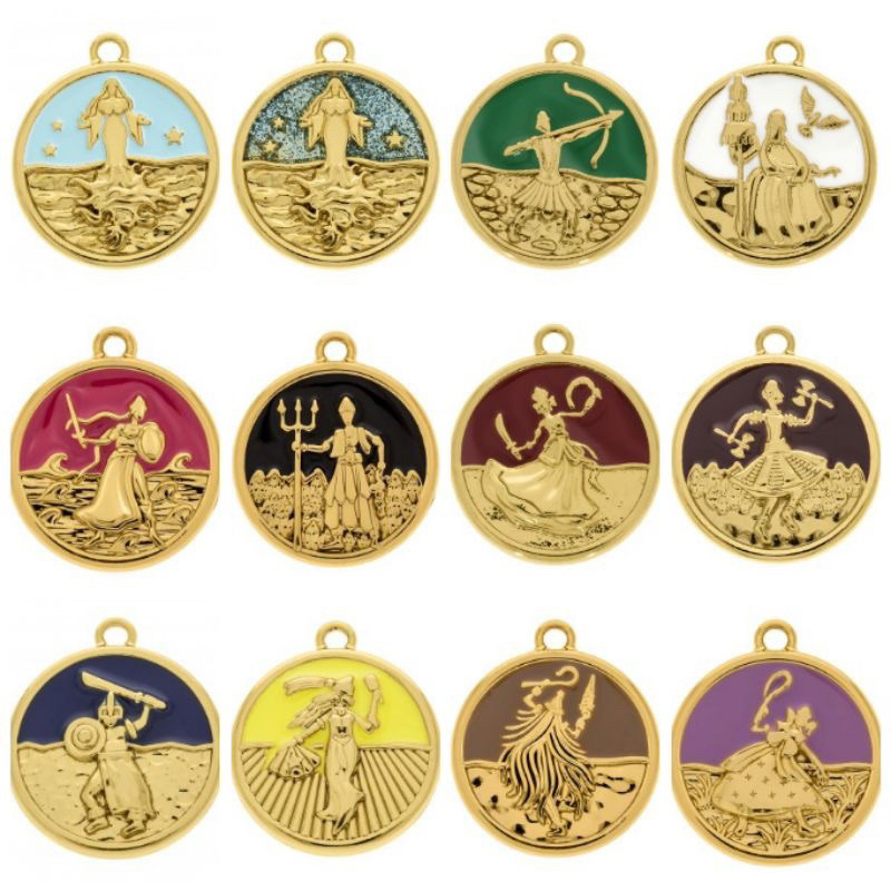 Pingente Medalha Orixás | Oxum Ogum Oxosse Oxalá Obá Nanã Iansã Oyá Omolu Obaluae Exu Bara Iemanjá Odoyá Xangô