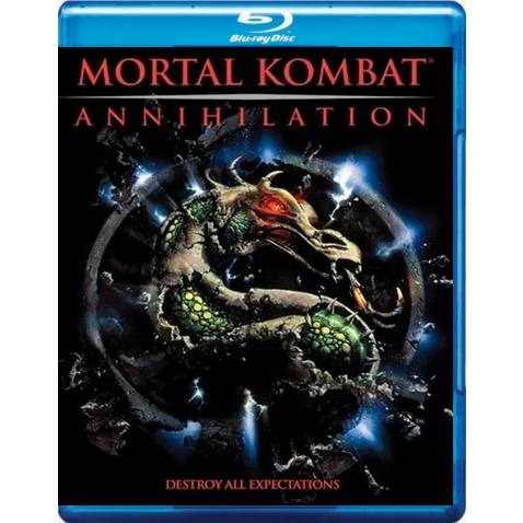 Blu- ray Filme Mortal Kombat - A Aniquilação Dublado e Legendado