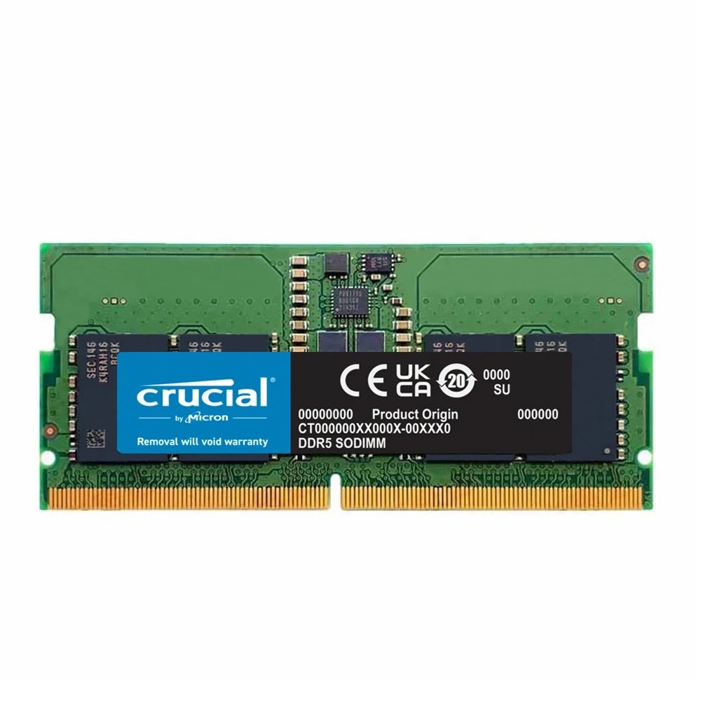 Memória Crucial 8gb Ddr5 4800mhz Dell Acer Lenovo Avell Asus