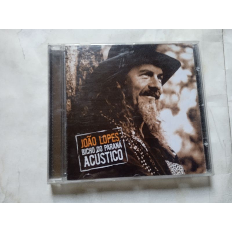 CD João Lopes - bicho do Paraná acústico, ótimo estado mídia e capa