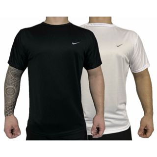 Kit 2 Camisetas Dry Fit Masculina Treino Academia Esportes e Exercícios Corrida